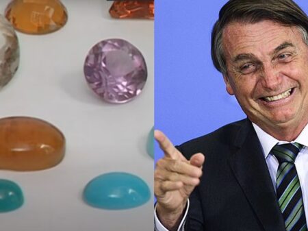 Bolsonaro se esquiva e não diz se pedras preciosas ainda estão com ele