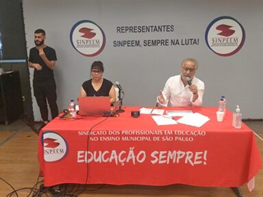 Profissionais da Educação de São Paulo reelegem Claudio Fonseca presidente do Sindicato