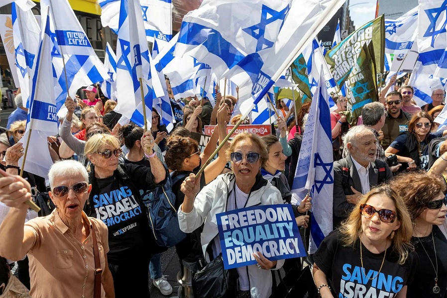 A week of demonstrations demonstrate a rejection of Netanyahu’s presence in the United States