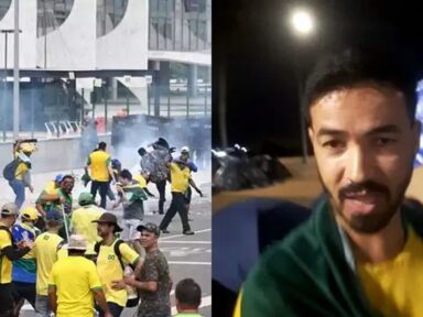 Reincidente, réu por tentar golpe volta a ser preso após agredir ministros do STF