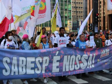 Sindicato dos Trabalhadores da Sabesp convoca assembleia para debater greve contra privatização
