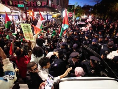 Dezenas de milhares ocupam ruas de Nova Iorque exigindo “Palestina livre” e “Cessar-fogo já”