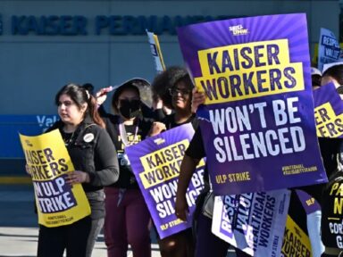 75 mil trabalhadores da saúde nos EUA entram em greve contra arrocho salarial