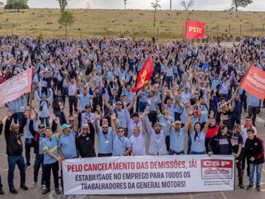 “Demissões da GM são ilegais”, denunciam metalúrgicos em greve