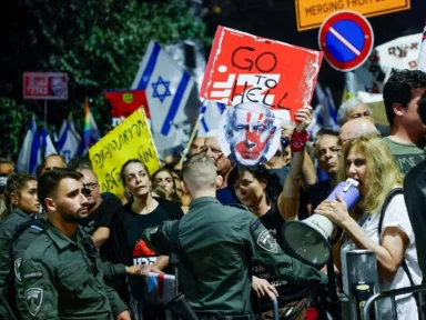 Protestos em Jerusalém e Tel-Aviv exigem cessar-fogo em Gaza e a renúncia de Netanyahu 