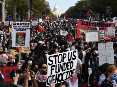 Marchas em todo o mundo exigem fim ao genocídio perpetrado por Israel em Gaza