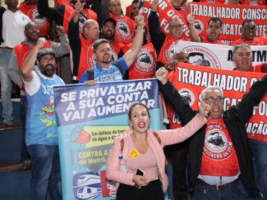 Funcionários da Sabesp, Metrô e CPTM param no dia 28 em greve contra privatizações