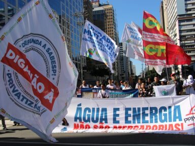 Funcionários marcam assembleia para debater greve contra desmonte da Sabesp