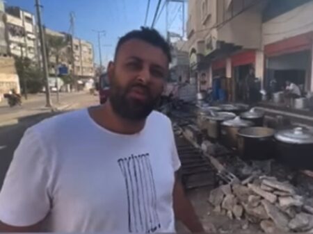 Brasileiro retido em Gaza diz que bombas de Israel impedem busca por alimentos