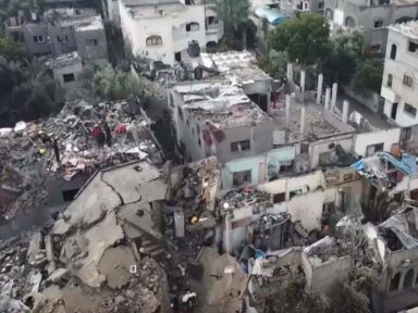 Bombardeio de Israel no Natal deixa 100 civis mortos em Gaza