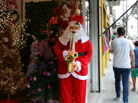Vendas do comércio caem 1,4% no Natal