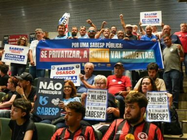 “Luta contra privatização da Sabesp continua na Câmara Municipal e na Justiça”, afirma sindicato