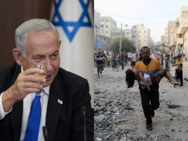 Netanyahu está nu!