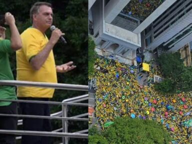 Bolsonaro confessa, em ato na Paulista, que o golpe fracassou. “Não teve tanques”