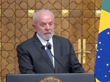 “Israel está matando mulheres e crianças”, denuncia Lula, no Egito