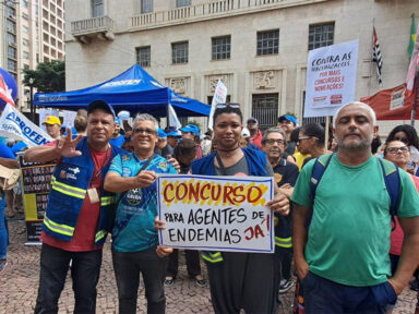 Agentes de combate a dengue aderem à greve dos servidores de São Paulo