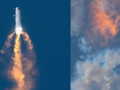 Musk considerou explosão do seu foguete Starship “um sucesso”