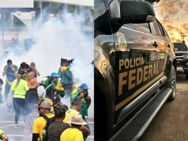 PF vai atrás de golpistas que bancaram ônibus para atacar STF, Planalto e Congresso