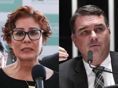 STF mantém multa a Carla Zambelli e Flávio Bolsonaro por vídeo criminoso contra Lula