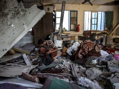 69% das escolas de Gaza foram bombardeadas por Israel, denuncia a ONU
