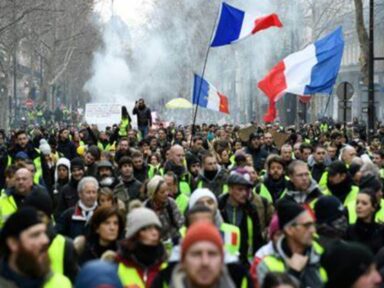 “Macron pagou nas urnas pela reforma da Previdência e outras medidas de arrocho”, diz Gleisi