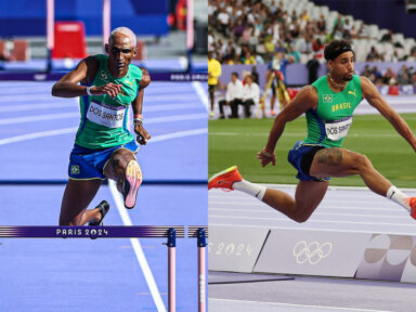 Alison dos Santos e Almir Júnior avançam para as finais dos 400m com barreiras e do salto triplo