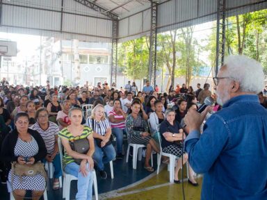 Claudio Fonseca e Orlando firmam compromisso com a luta por moradia no Jardim São Luís, na zona sul