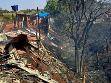 MST denuncia novo ataque incendiário contra Acampamento Esperança, em Dourados (MS)