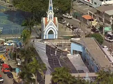Desabamento no Santuário do Morro da Conceição no Recife deixa dois mortos e 22 feridos