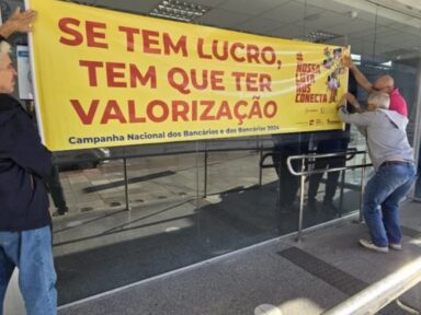 Bancários do ES rejeitam proposta da Fenaban, BB e Caixa com 0,7% de aumento real
