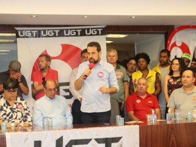 Boulos debate com centrais sindicais propostas para emprego e combate à fome em São Paulo