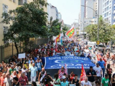 Mobilização pela reestatização da Cedae cresce em meio a demissões e falta d’água no Rio