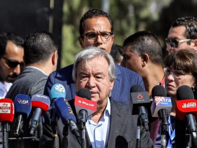 Guterres condena Israel por assassinar 220 funcionários da ONU em Gaza