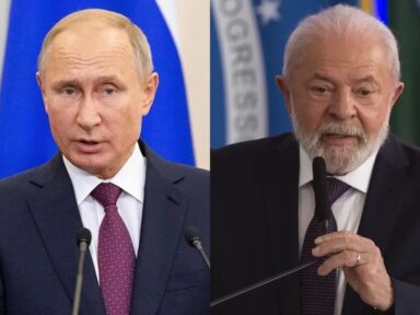 Lula e Putin conversam por telefone sobre Brics e proposta de paz Brasil-China para a Ucrânia