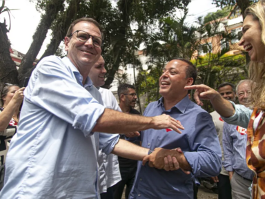 Pacto pela democracia e desenvolvimento: Rodrigo Neves recebe apoio de Eduardo Paes em Niterói