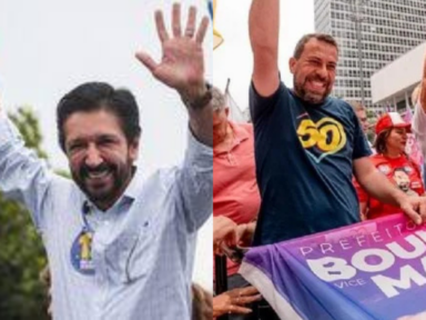 Quaest e Datafolha apontam vantagem de 10 pontos de Ricardo Nunes sobre Boulos em São Paulo