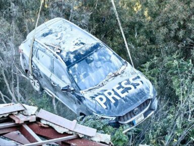 Israel bombardeia sede de jornal libanês. Chega a 170 número de jornalistas assassinados pelos genocidas