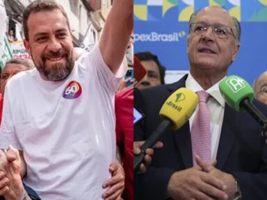 Alckmin declara apoio: “com Guilherme Boulos 50”