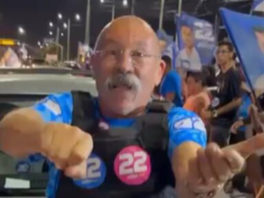 Vereador de Fortaleza que apoia candidato bolsonarista ameaça Evandro de morte