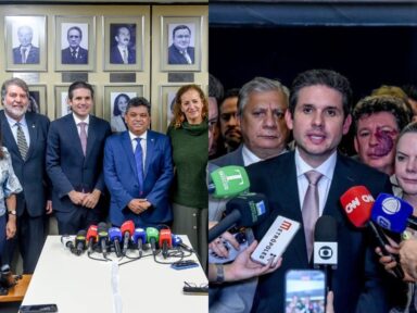 Bancadas do PT e PCdoB oficializam apoio a Motta à Presidência da Câmara