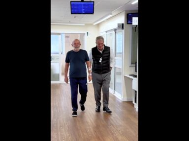 “Firme e forte”, diz Lula, com vídeo caminhando no hospital