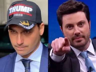 “Puxa-saco de americano”, diz Danilo Gentili para Eduardo Bolsonaro