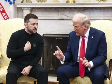 Trump se exalta com Zelensky e diz ao marionete que guerra está perdida