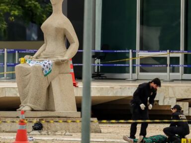 Homem que tentou invadir STF é preso com bomba e bilhetes de ameaças