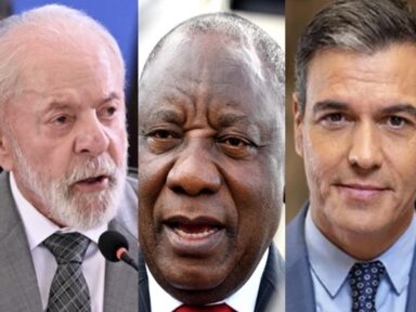 Lula, Ramaphosa e Sánchez defendem alívio das dívidas do Sul Global