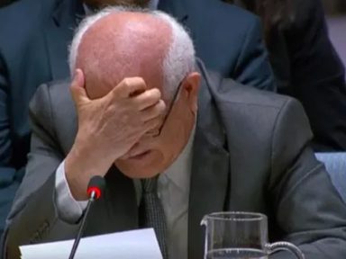 Embaixador palestino chora na ONU ao falar das crianças assassinadas por Israel