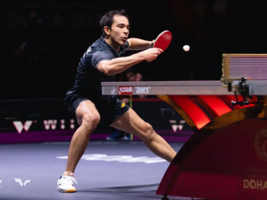 Hugo Calderano leva Brasil à final do Mundial de Tênis de Mesa