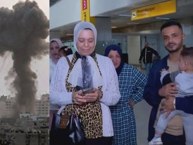 Brasil resgata brasileiros vítimas do massacre que Israel pratica em Gaza