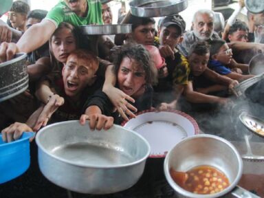 Após 2 meses sem comida entrar em Gaza, EUA diz que matar palestinos de fome é ‘direito de Israel’