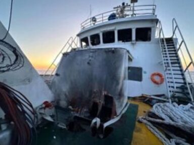 “Frota com alimento a Gaza é atacada por drones israelenses”, diz brasileiro a bordo do navio